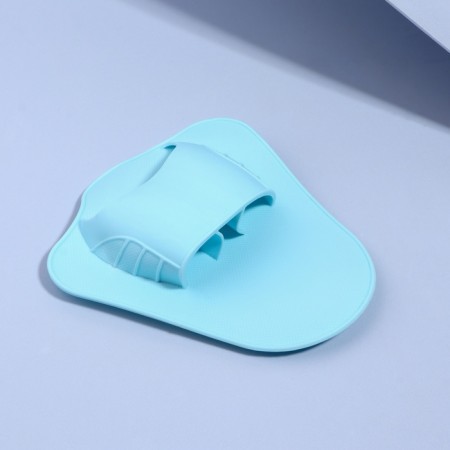 Massage - brush, anti -cellulite, 14 × 12 × 3.5 cm, blue color-2