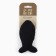 A cat's toy "fish" with cat mint, black