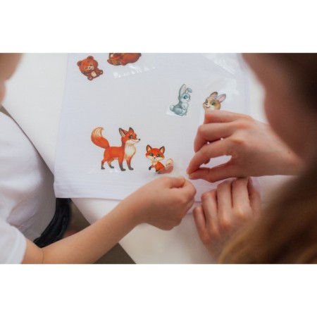 Thermalrotransfer "Mom with kids", 19.5 × 21 cm, 4 design-6