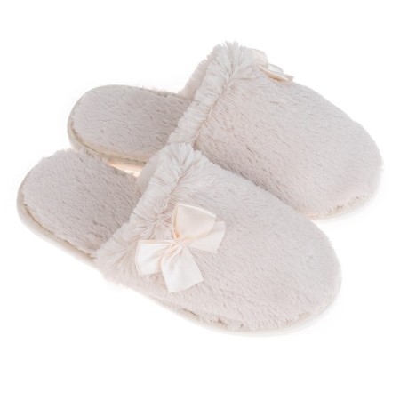 Slippers female color beige, size 35