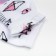 Women's socks minku "figures", white color, size 38-39 (25 cm)