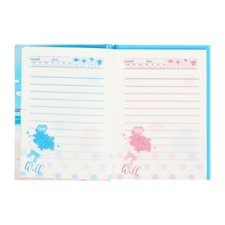 Gift notebook, 45 sheets, line, on the castle of the bear (16.3x12.7cm)-4