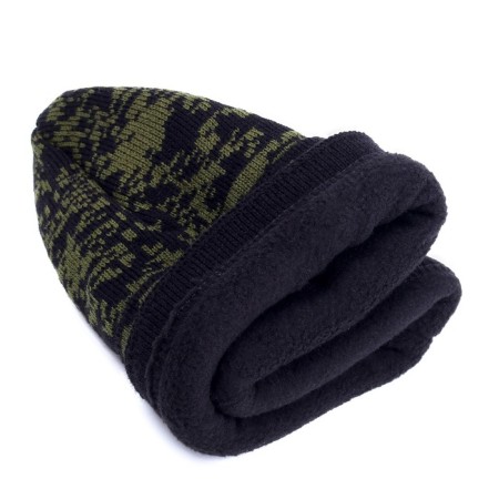 Knitter hat, fleece, camouflage-2