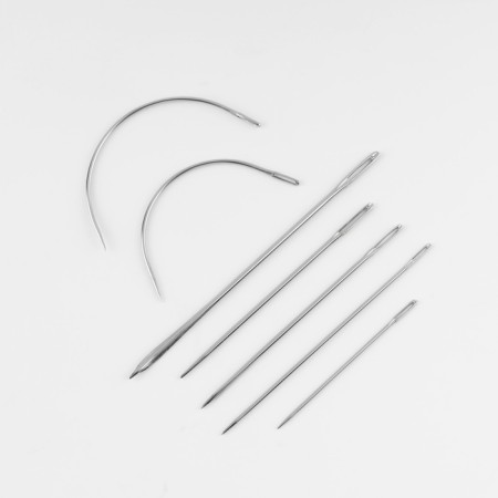 Sewing needles, for skin, 7 pcs-1