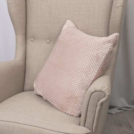 Pillowcases "Jacquard", size 50x50 cm, dusty rose color, 2 pcs-1