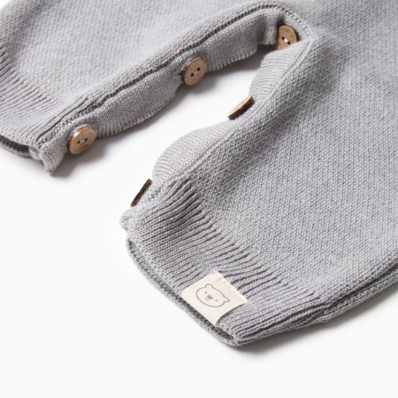 Knitted Knit Kroshka I am "muzzle", height 86-92 cm, gray-3