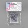 Magnetic, sewing buttons, d = 14 mm, 6 pcs, white matte color