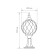Elektrostandard Lamp Garden-Park, 60 W, E27, IP44, on the basis of Sirius S