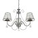 Chandelier 2425/3 E27 40W chrome 52x52x32-60 cm Bayerlux