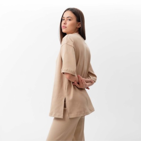 Women's costume (T -shirt and trousers) Mist, p. 44-46, beige-1