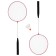 ONLYTOP Badminton Set: 2 rackets, Volan, in the grid, Mix colors