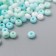 Glass 8/0 "Marshmallow. Matte. Melange. Mint" 10 g