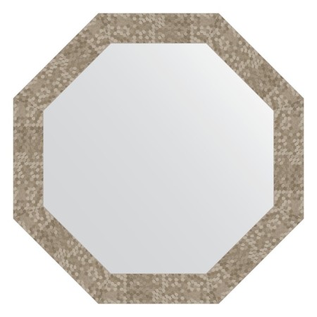 Mirror in the baguette frame, honeycomb titanium 70 mm, 67x67 cm