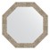 Mirror in the baguette frame, honeycomb titanium 70 mm, 67x67 cm