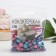 Confectionery sprinkling with a soft center "Pearls", matte, pink, lilac, blue, 50 g