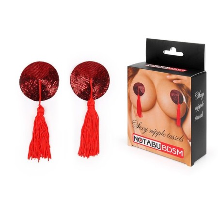 Paces on the chest notabu are round, sticini with brushes, reusable, red