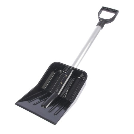 Polycarbonate shovel, bucket 345 × 260 mm, car, aluminum stalk-5