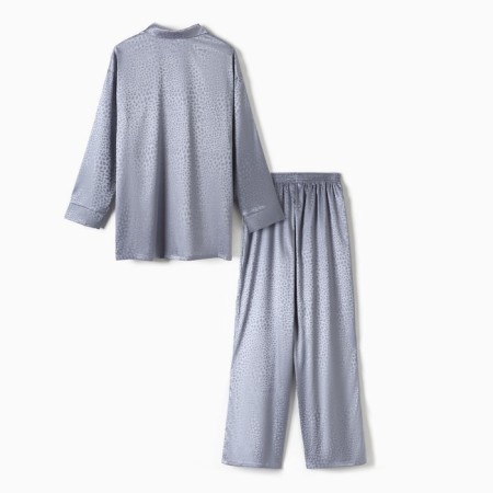 Комплект женский (рубашка, брюки) KAFTAN "Леопард", голубой, р.52-54-8