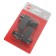 Set of design-valules Royal Thermo Cube, Direct, 1/2 ", black