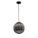 Suspension lamp Maytoni P023PL-01B, E27, 1x40 W, 250x250x1500 mm, black