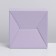 Gift folding box, packaging, "lavender", 15 x 15 x 7 cm