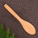 Spoon for spices "A pinch of love", wood, 13 cm