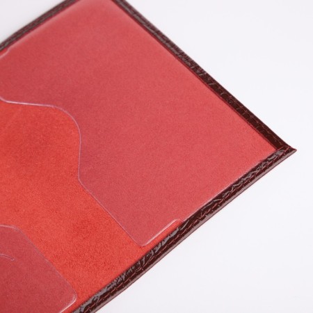Passport cover, brown color-5