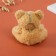Tekstil Bloher "Bear with beige bow" 9x6x9.5 cm