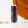 The threads are waxed, round, 300d/3, 0.35 mm, 60 ± 2 m, plum color