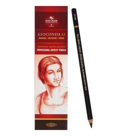 Coal in a pencil 4.2 mm Koh-I-Noor Gioconda 8811/3, cardboard packaging
