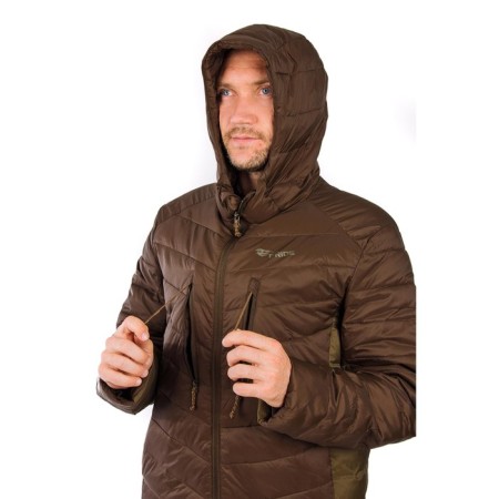 Jacket with hood men's Pride Mangust, nylon, brown, rr 48-50 growth 170-176-9