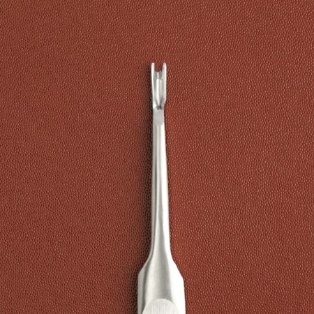 Skin tool, for removing champs and grooves, V-shaped, 11.5 cm-3