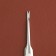 Skin tool, for removing champs and grooves, V-shaped, 11.5 cm