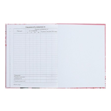 Universal diary for grades 1-11 anime. Tender girl, solid cover, glossy lamination, 40 sheets-8