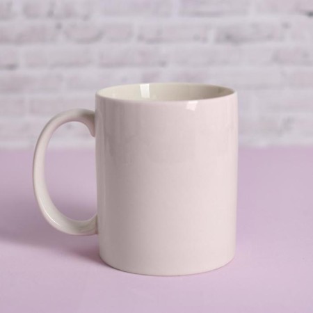 Set of mug for painting "hearts" paint 6 cv 2 ml, brush-2