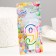 Candle for cake the number "9" color strip, 7 cm