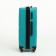Middle suitcase 24 "on lightning, code lock, 4 wheels, turquoise color