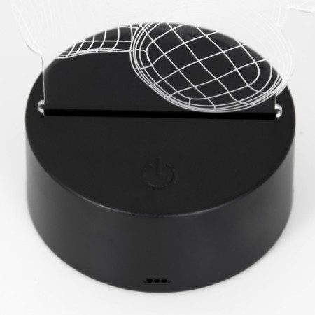Touchscreen lamp "Mishutka" LED 7 colors USB/from Black Black Black Risalux-10