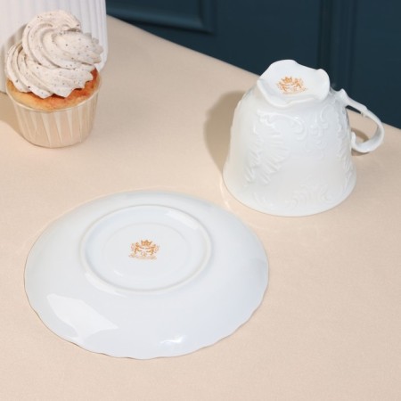 Tea couple "Rococo", 250 ml, porcelain-3