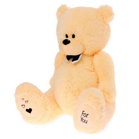 Soft toy "Bear Deddy", color tea rose, 100 cm-1