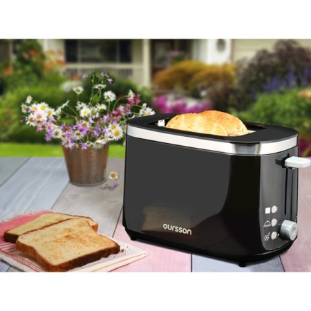 Toster Oursson to2104/Bl, 750 W, 7 modes, 2 toasts, black color