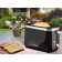 Toster Oursson to2104/Bl, 750 W, 7 modes, 2 toasts, black color