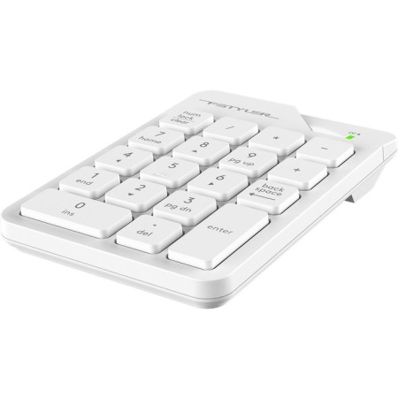 Numerical block A4Tech FGK21c white USB wireless SLIM for laptop-5