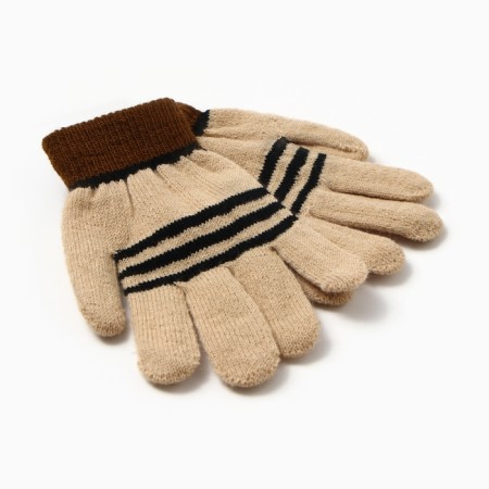 Children's gloves minku, beige color, 15 cm