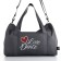 Female sports bag, textura, small size, gray color