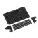Anti -slip mat with a stand under the phone and phone number, black