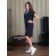 Female dress, size 46, black color