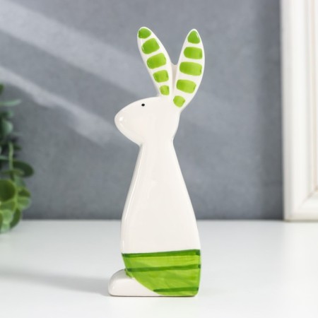 Souvenir Ceramics "Signor Bunny in Green Pants" 3.5x5x13 cm-1