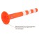Soft parking column Airline, 3 reflective stripes, height 750 mm, diameter 70 mm