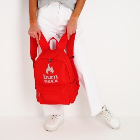 Burm with idea school backpack, red, 38 x 12 x 30 cm-10